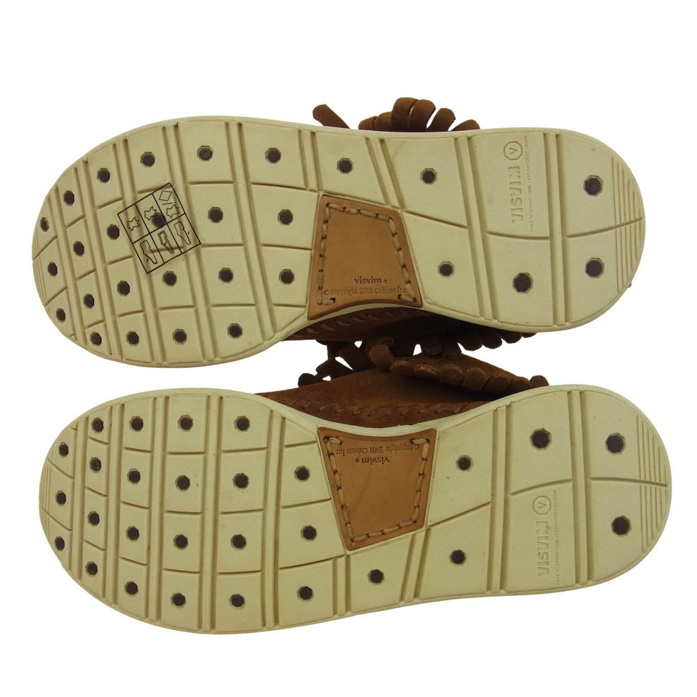VISVIM ビズビム 0116302002003 maliseet shaman-folk マリシートシャーマンフォーク スェード スニーカー ブラウン系 8【中古】