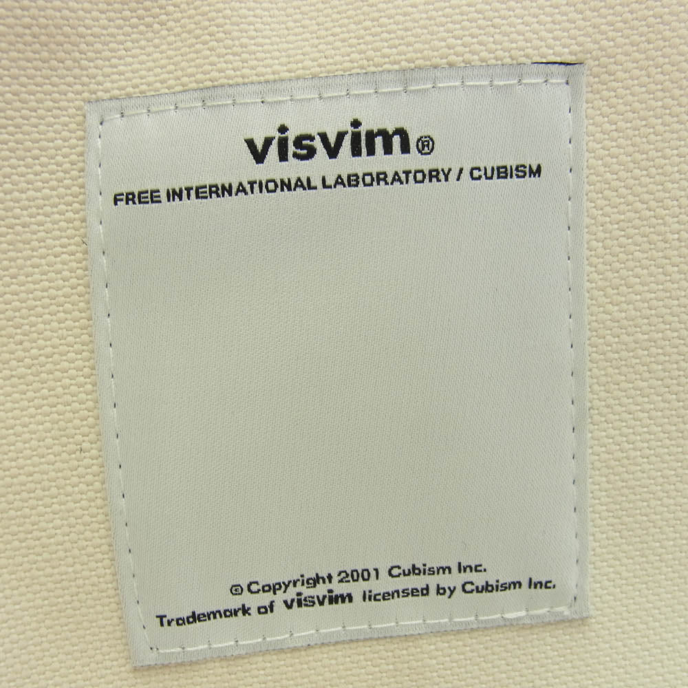 VISVIM ビズビム CANVAS HOMER TOTE  L  キャンバス ホーマートート バッグ オフホワイト系【中古】