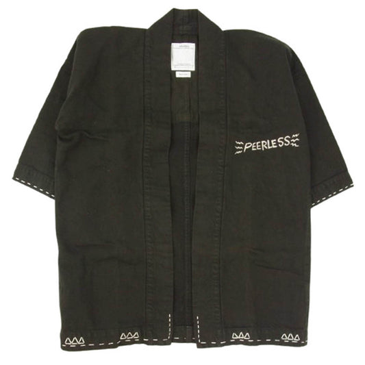 VISVIM ビズビム 19SS 0119105013029 SANJURO KIMONO (C/L DENIM) F.I.L. EXCLUSIVE 羽織 シャツ ブラック系 1【中古】