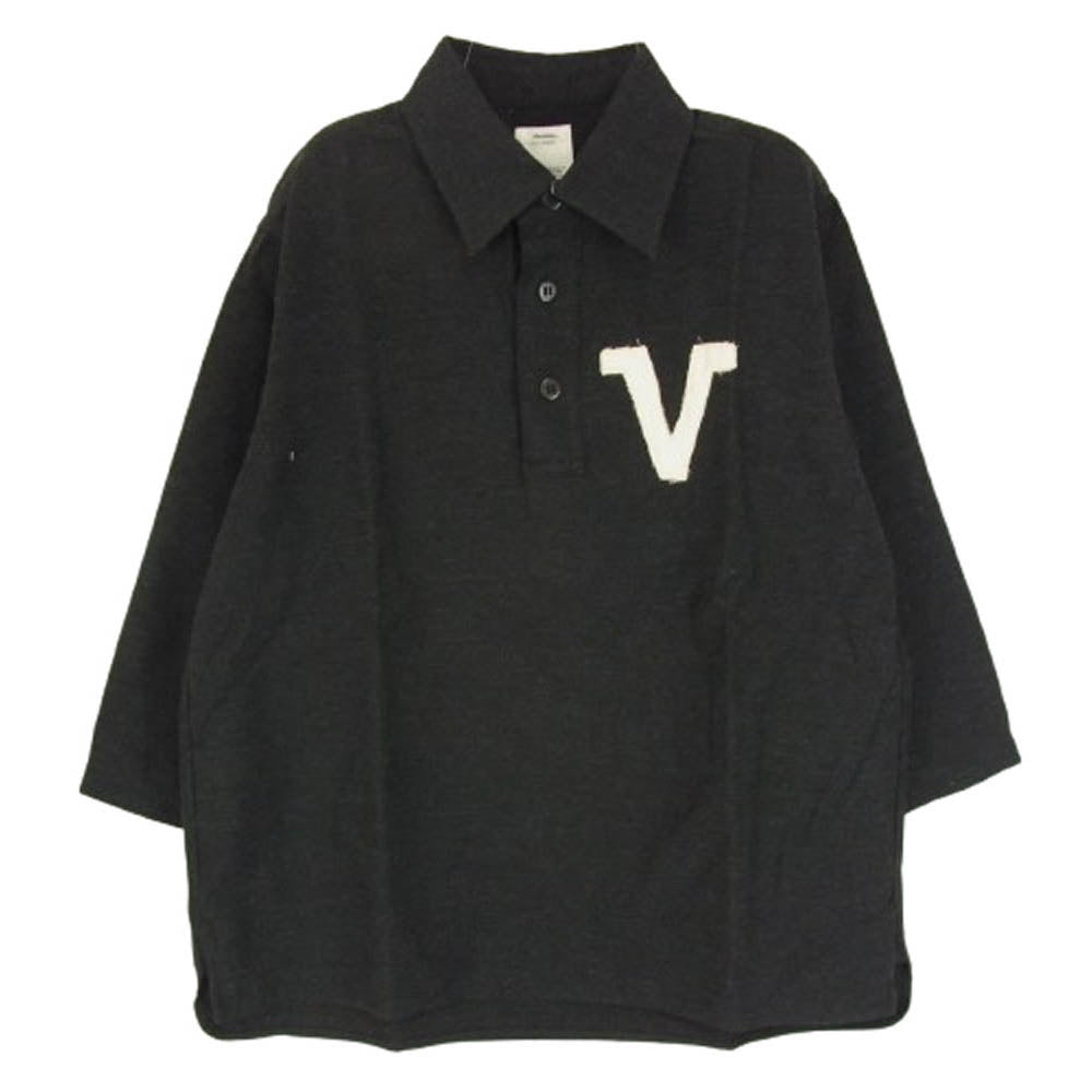VISVIM ビズビム 18AW 0118205011021 DEAD-BALL ERA P.O. SHIRT デッドボール エラ プルオーバー 七分袖 シャツ ブラック系 1【中古】