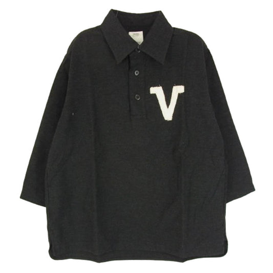 VISVIM ビズビム 18AW 0118205011021 DEAD-BALL ERA P.O. SHIRT デッドボール エラ プルオーバー 七分袖 シャツ ブラック系 1【中古】