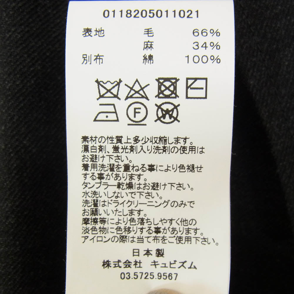 VISVIM ビズビム 18AW 0118205011021 DEAD-BALL ERA P.O. SHIRT デッドボール エラ プルオーバー 七分袖 シャツ ブラック系 1【中古】