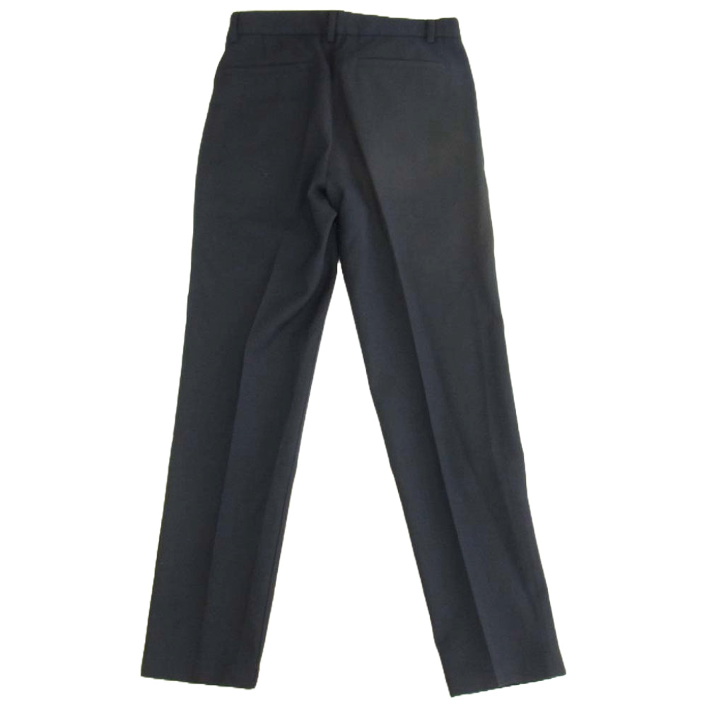 Emporio Armani エンポリオ・アルマーニ W1G620 W1227 イタリア製 ストレッチ素材 2B テーラードジャケット ジップポケット スラックスパンツ スーツ セットアップ ネイビー系 ジャケット46　パンツ44【中古】