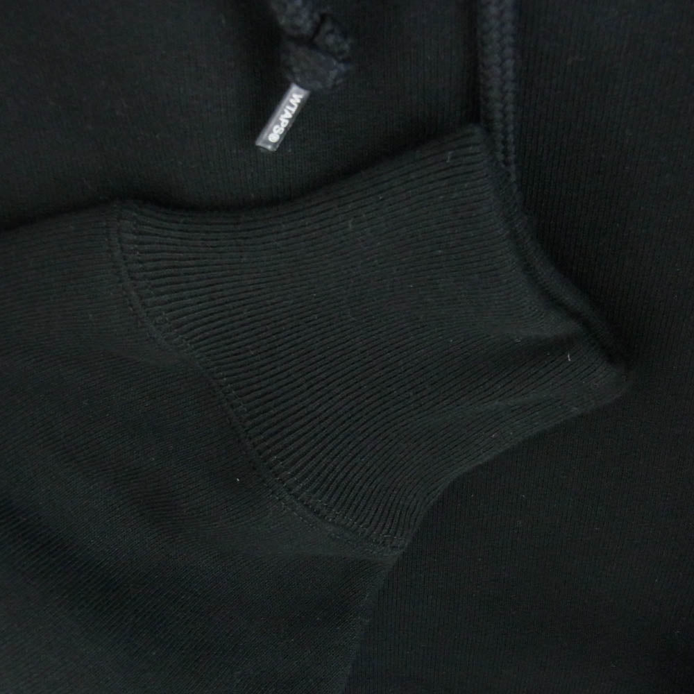 WTAPS ダブルタップス 23AW 232ATDT-CSM27 OBJ 06 / HOODY / COTTON CONTAINING バックロゴプリント プルオーバー パーカー フーディー ブラック系 2【中古】