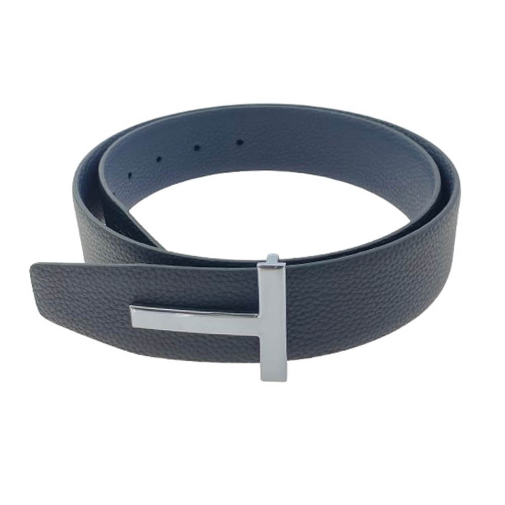 TOM FORD トムフォード イタリア製 シルバーTバックル レザー