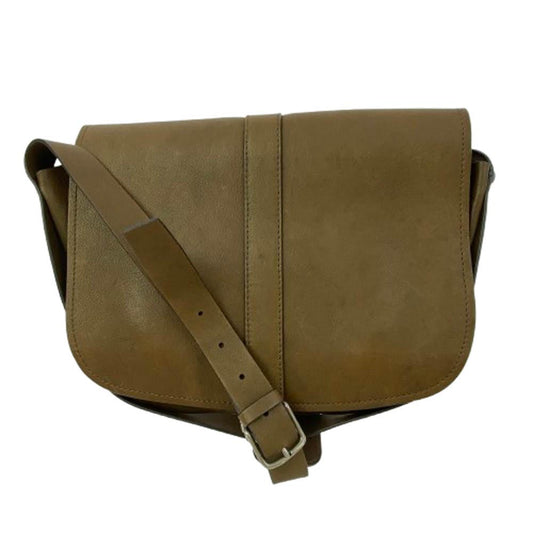 TOM FORD トムフォード レザー ショルダーバッグ メッセンジャーバッグ ブラウン系【中古】