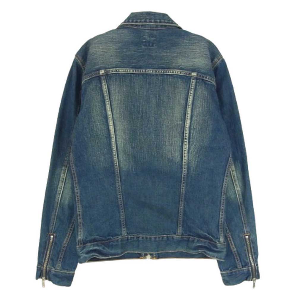 Wrangler ラングラー BLUE BELL ブルーベル 野口強コラボ ジップアップ デニムジャケット インディゴブルー系 L【中古】
