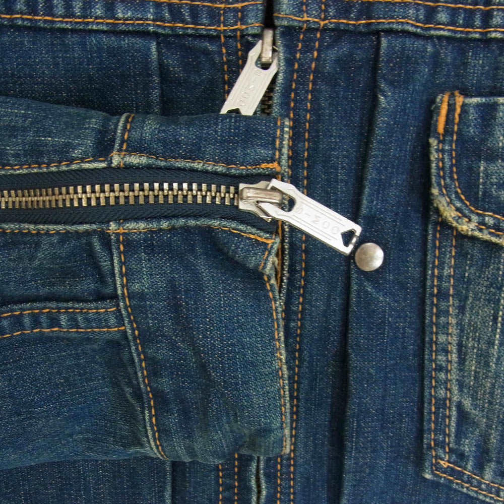 Wrangler ラングラー BLUE BELL ブルーベル 野口強コラボ ジップアップ デニムジャケット インディゴブルー系 L【中古】