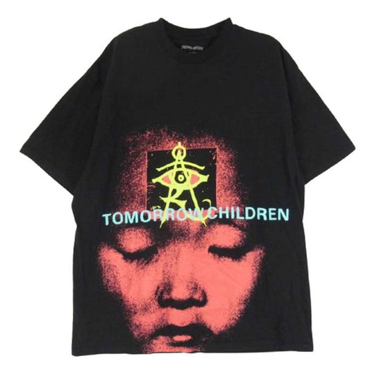 Fucking Awesome ファッキングオーサム TOMORROW CHILDREN プリント Tシャツ 半袖カットソー ブラック系 XL【中古】