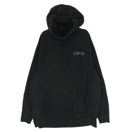 Fucking Awesome ファッキングオーサム バックプリント プルオーバー パーカー ブラック系 XL【中古】