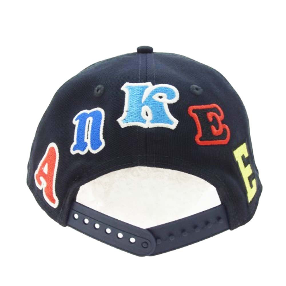 SAINT MICHAEL セントマイケル 25SS × NEW ERA ニューエラ × MLB NE CAP New York Yankees ワッペンデザイン ニューヨークヤンキース ベースボールキャップ ネイビー系【中古】