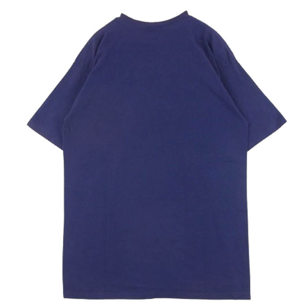 ヴィンテージ 90s USA製 timberland ティンバーランド プリント 半袖 Tシャツ パープル系 L【中古】