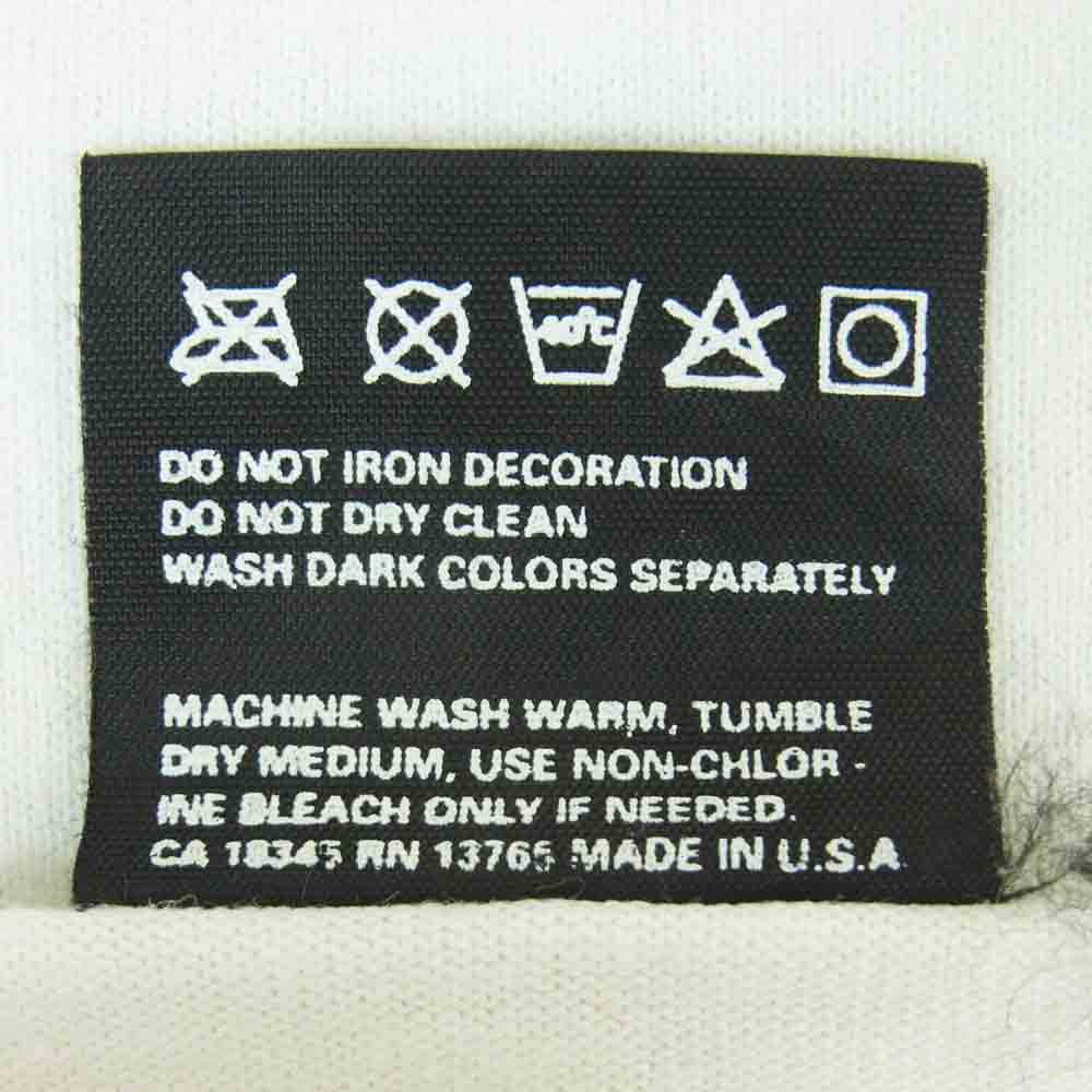 ヴィンテージ eddie rabbitt エディ ラビット プリント 半袖 Tシャツ 90s USA製 FRUIT OF THE LOOM 黒タグ ボディ ホワイト系 L【中古】