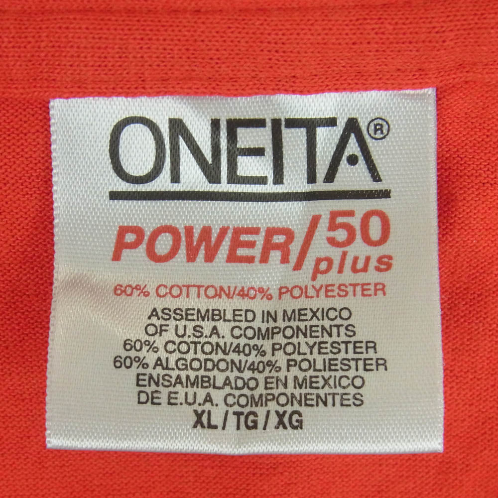 ヴィンテージ stevie nicks enchanted LOCAL CREW プリント 半袖 Tシャツ 90s ONEITA 銀タグ ボディ レッド系 XL【中古】