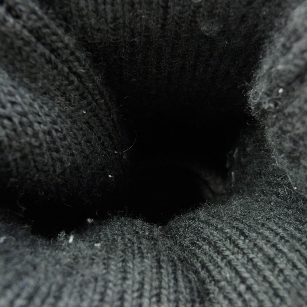 Moonage Devilment ムーンエイジデビルメント MFW013 ベルト付き リブ レザー ブーツ ブラック系 41【中古】