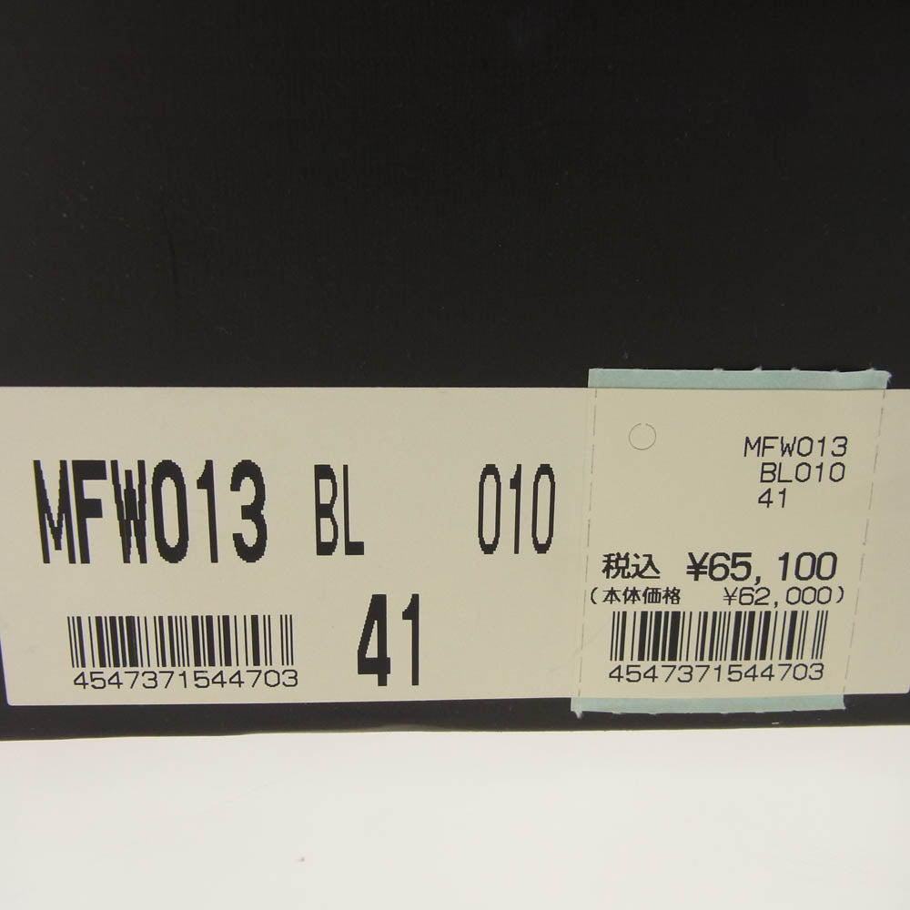 Moonage Devilment ムーンエイジデビルメント MFW013 ベルト付き リブ レザー ブーツ ブラック系 41【中古】