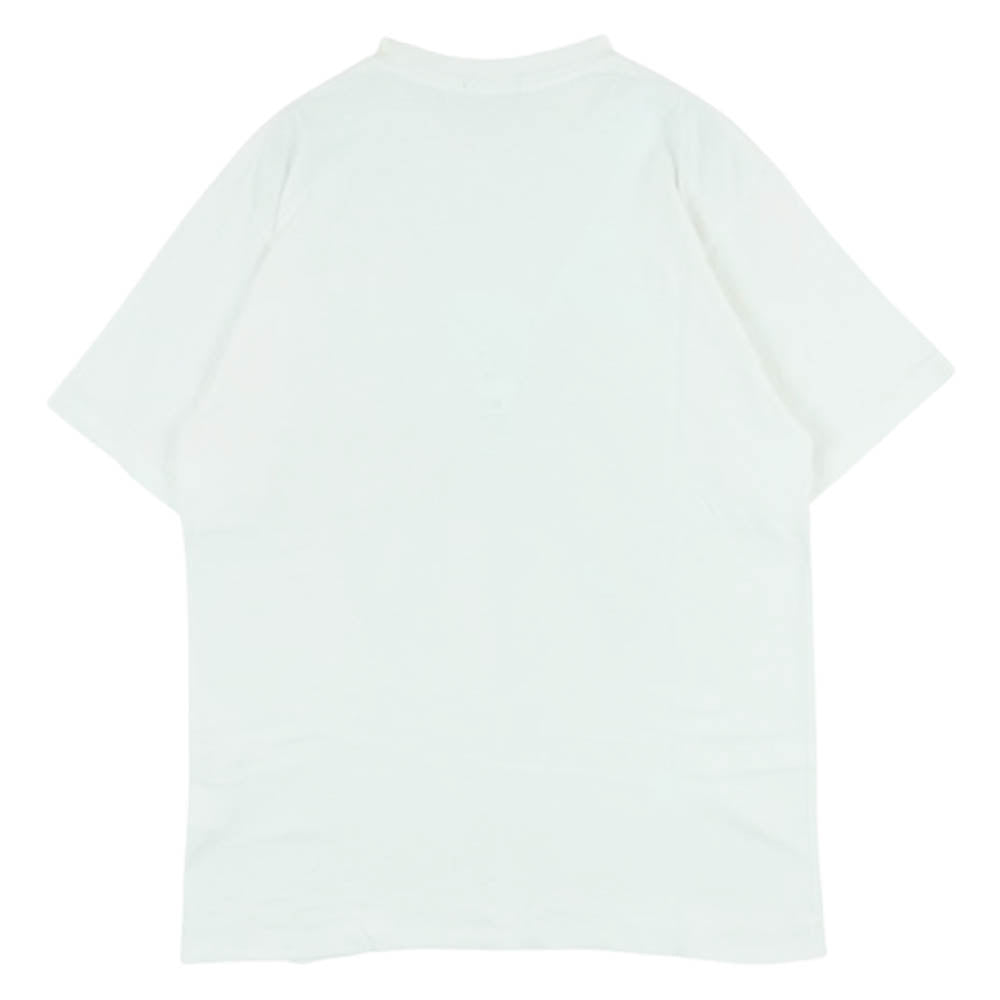 A BATHING APE アベイシングエイプ シャーク ラインストーン デザイン Tシャツ 半袖 カットソー ホワイト系 M【中古】