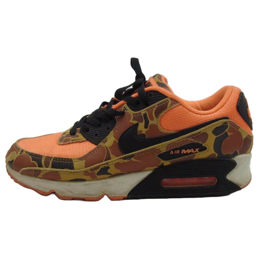 NIKE ナイキ CW4039-800 Air Max 90 Orange Camo エアマックス90 オレンジカモ スニーカー ダックカモ オレンジ系 28cm【中古】