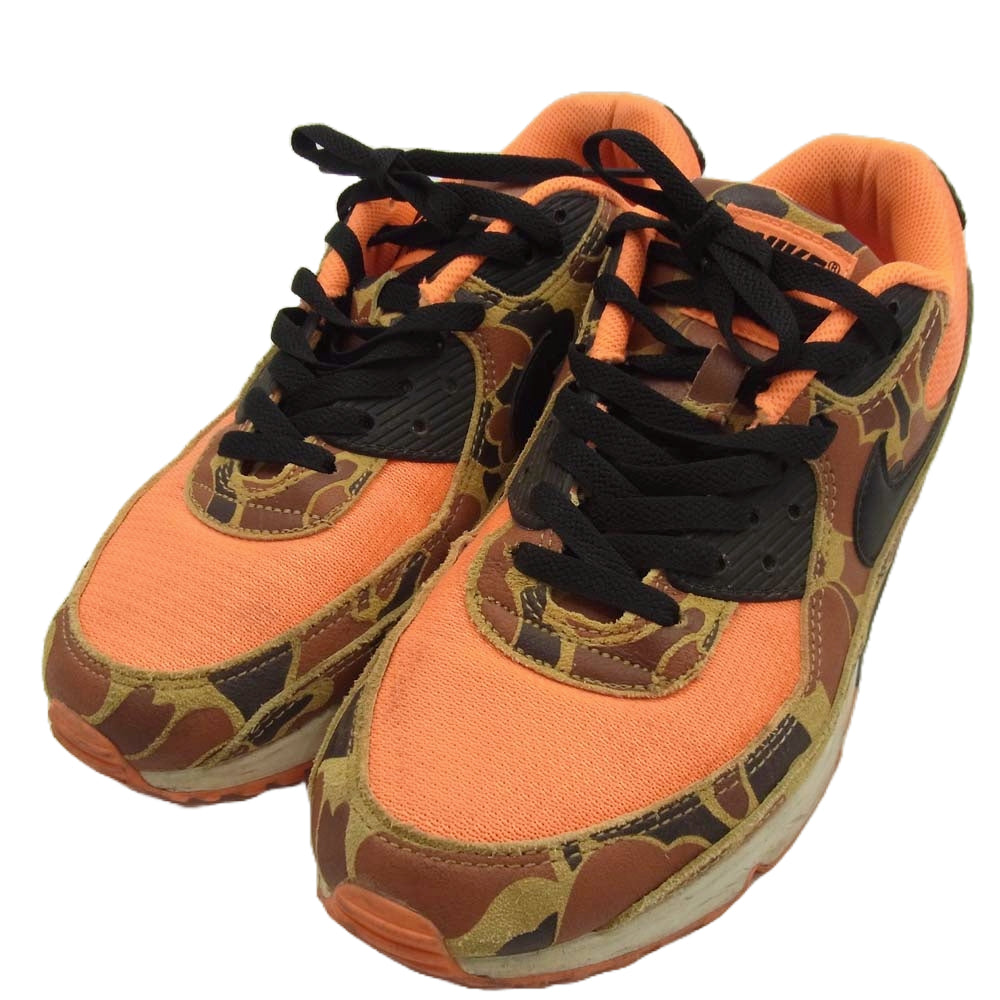 NIKE ナイキ CW4039-800 Air Max 90 Orange Camo エアマックス90 オレンジカモ スニーカー ダックカモ オレンジ系 28cm【中古】