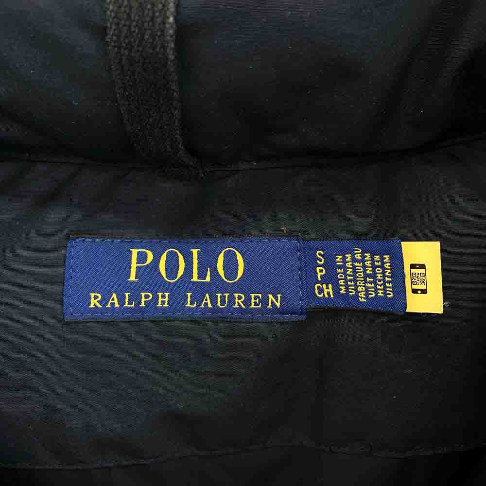POLO RALPH LAUREN ポロ・ラルフローレン 710919271001 ポニー刺繍 ダウンコート ダウンジャケット 緑みのブルー系【中古】