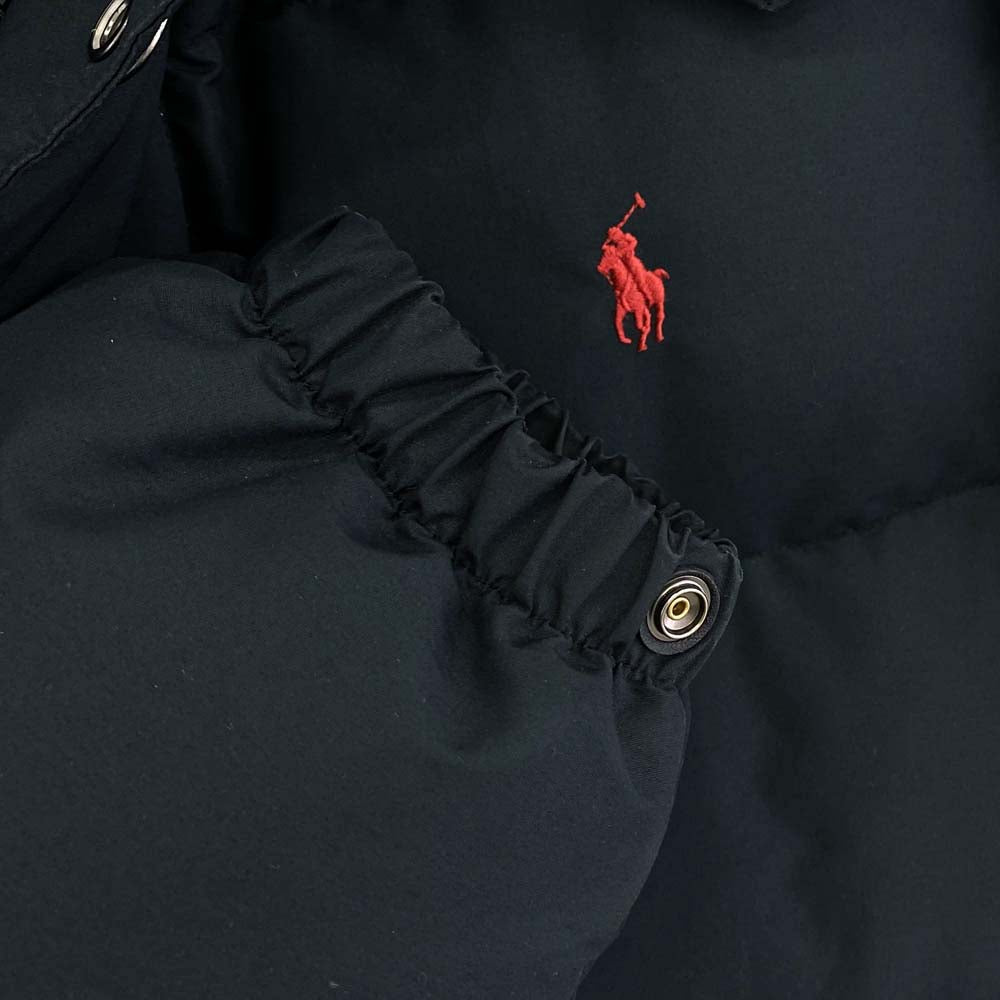 POLO RALPH LAUREN ポロ・ラルフローレン 710919271001 ポニー刺繍 ダウンコート ダウンジャケット 緑みのブルー系【中古】