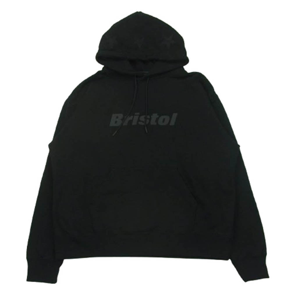 F.C.R.B. エフシーアールビー 23AW FCRB-232127 WILDSIDE by Yohji Yamamoto ワイルドサイド ヨウジ ヤマモト SWEAT HOODIE ラバーロゴ プルオーバー スウェット パーカー ブラック系 M【中古】
