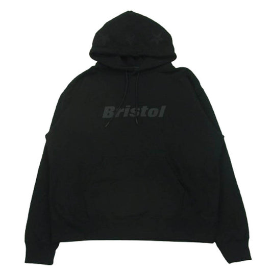 F.C.R.B. エフシーアールビー 23AW FCRB-232127 WILDSIDE by Yohji Yamamoto ワイルドサイド ヨウジ ヤマモト SWEAT HOODIE ラバーロゴ プルオーバー スウェット パーカー ブラック系 M【中古】