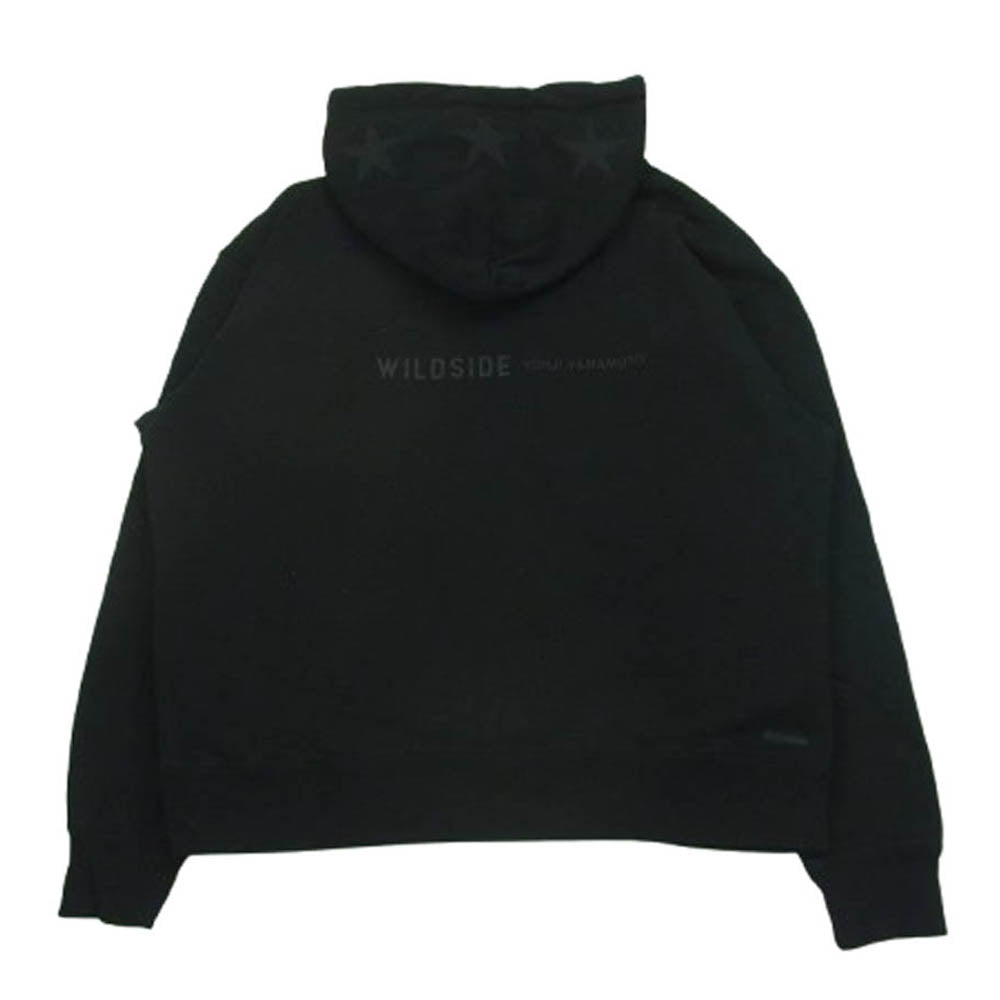 F.C.R.B. エフシーアールビー 23AW FCRB-232127 WILDSIDE by Yohji Yamamoto ワイルドサイド ヨウジ ヤマモト SWEAT HOODIE ラバーロゴ プルオーバー スウェット パーカー ブラック系 M【中古】
