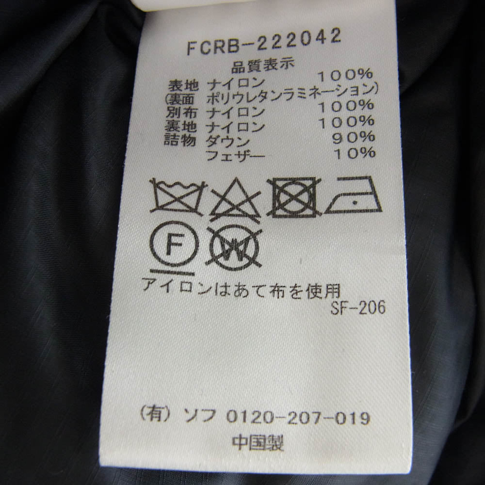 F.C.R.B. エフシーアールビー 22AW FCRB-222042 SOPH ソフ エフシーレアルブリストル DOWN BENCH PARKA ダウン ベンチ パーカー ダウン ジャケット ブルー系 ライトブルー系 L【中古】