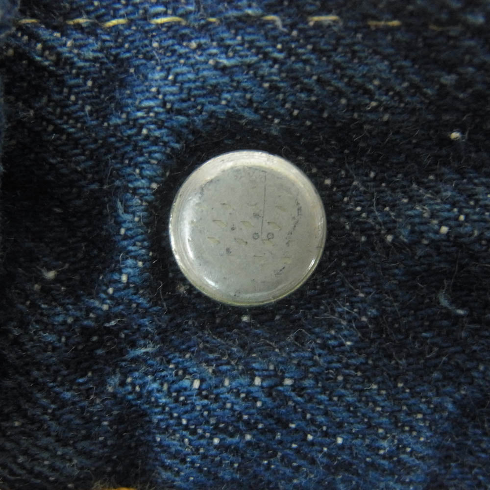 Levi's リーバイス 50s 701XX 片爪コンマ―ジップ 両面タブ ボタン裏ツメ刻印 センターループ デニム パンツ インディゴブルー系 サイズ表記なし【中古】