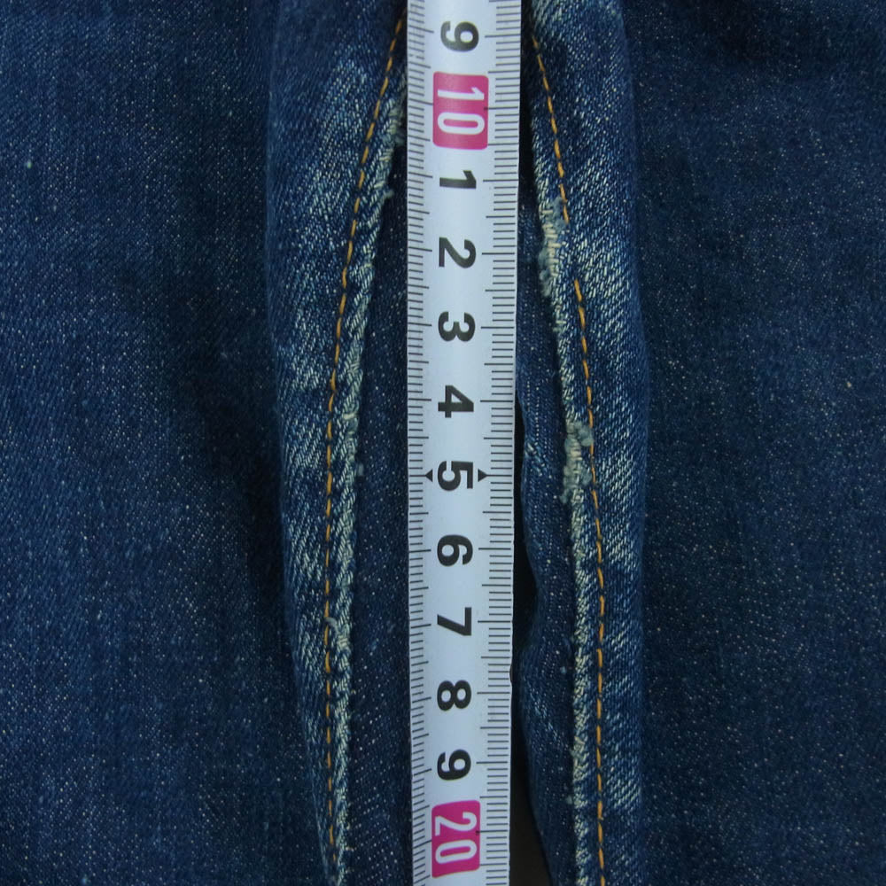 Levi's リーバイス 50s 701XX 片爪コンマ―ジップ 両面タブ ボタン裏