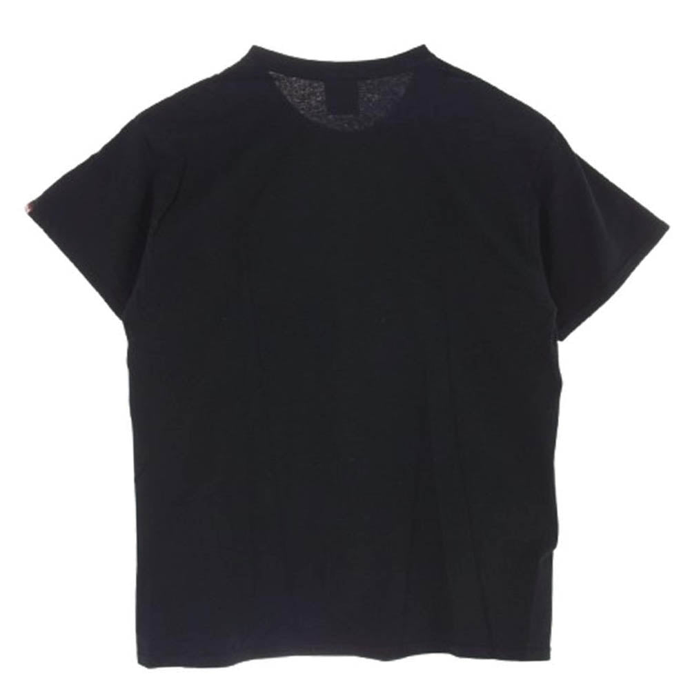HideandSeek ハイドアンドシーク LOGO S/S TEE ロゴプリント 半袖 Tシャツ ブラック系 L【中古】