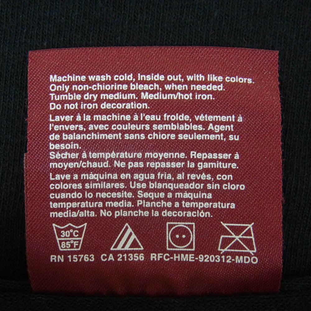 HideandSeek ハイドアンドシーク EAGLE S/S TEE イーグル プリント 半袖 Tシャツ コットン ブラック系 L【中古】