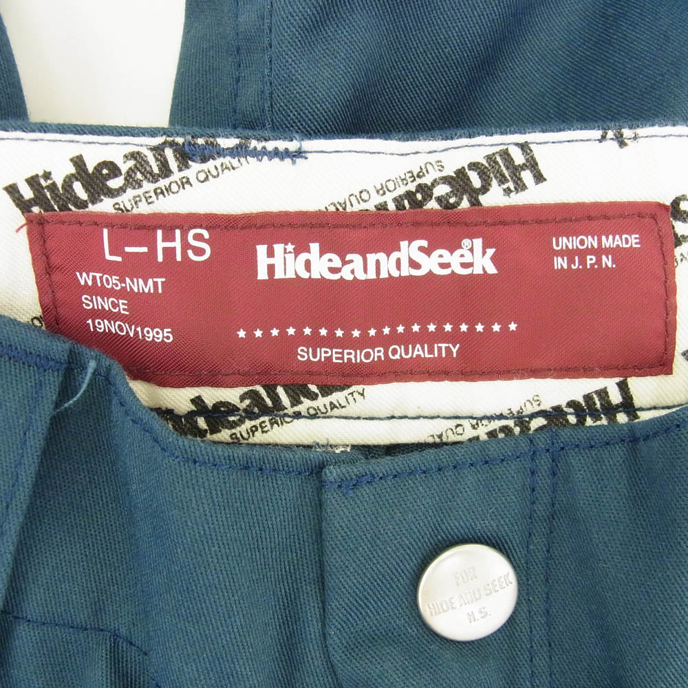 HideandSeek ハイドアンドシーク 25SS HP-040625 B-Work Short ライトオンス TC素材 ワーク ショーツ ハーフパンツ ブルー系【中古】