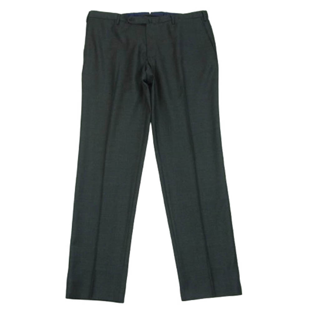 INCOTEX インコテックス SUPER 100's SLIM FIT WOOL ウール スラックス パンツ 002X1 ルーマニア製 グレー系 52【中古】