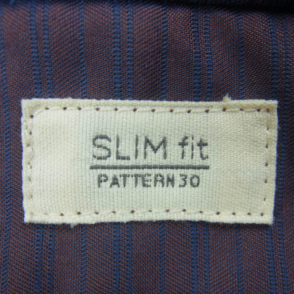 INCOTEX インコテックス SUPER 100's SLIM FIT WOOL ウール スラックス パンツ 002X1 ルーマニア製 グレー系 52【中古】