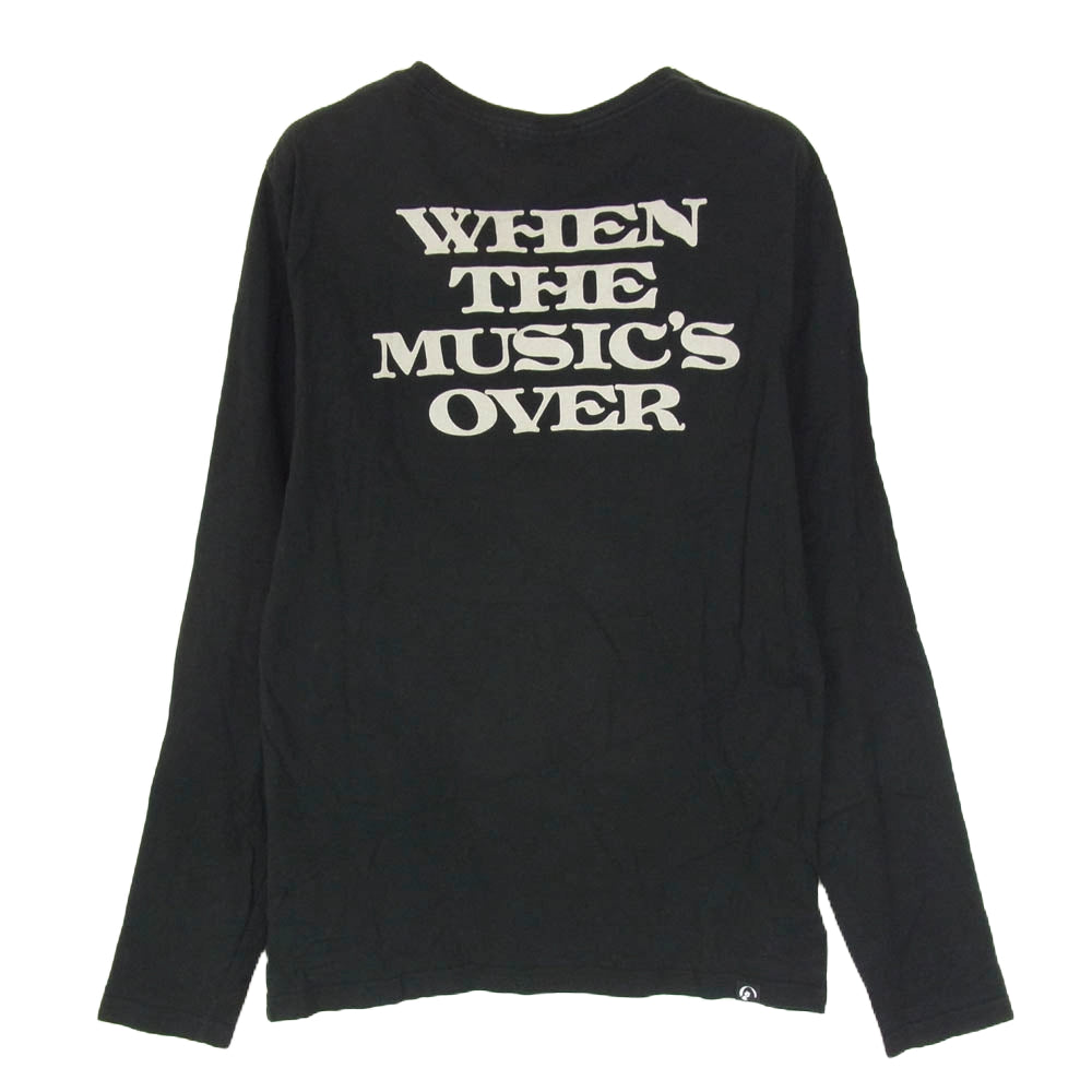HYSTERIC GLAMOUR ヒステリックグラマー ヒスガール プリント 長袖 Tシャツ ブラック系 S【中古】