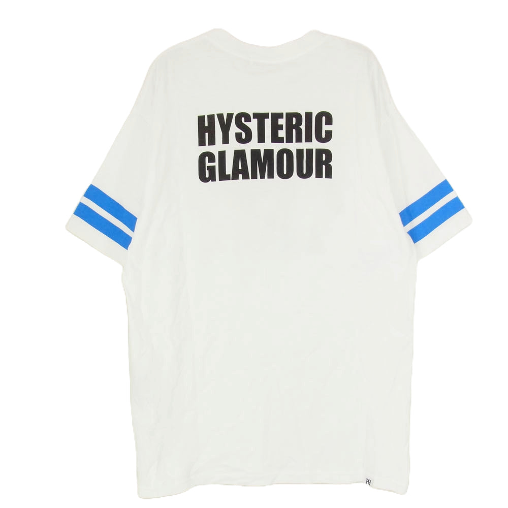 HYSTERIC GLAMOUR ヒステリックグラマー × Disney ディズニー リトルマーメード アリエル プリント 半袖 Tシャツ ホワイト系 M【中古】