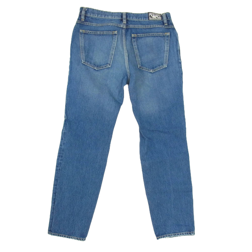 HYSTERIC GLAMOUR ヒステリックグラマー 01181AP05 ISKO スタッズポケット デニム ストレート パンツ インディゴブルー系 28【中古】