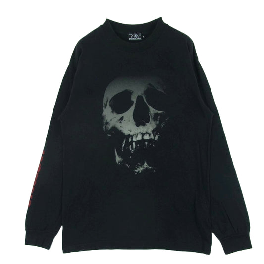 HYSTERIC GLAMOUR ヒステリックグラマー 02203CL15 KULL BERRY スカルベリー 長袖 Tシャツ ロング スリーブ ブラック系 S【中古】