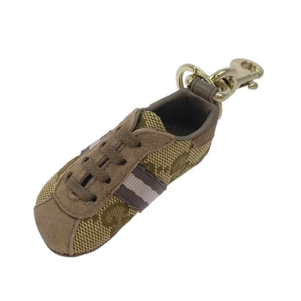 GUCCI グッチ GG シューズモチーフ キーホルダー ブラウン系【中古】
