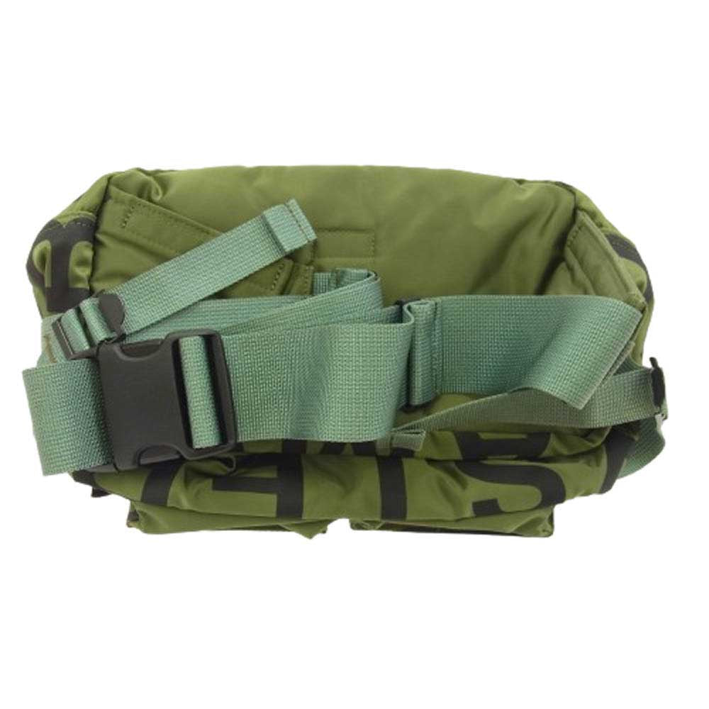 HYSTERIC GLAMOUR ヒステリックグラマー PORTER ポーター 別注 WAIST BAG TANKER タンカー ウエストバッグ ウエストポーチ カーキ系【中古】