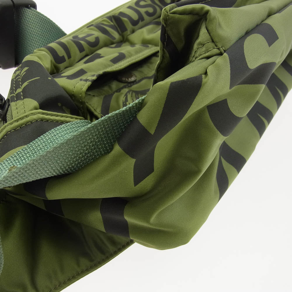 HYSTERIC GLAMOUR ヒステリックグラマー PORTER ポーター 別注 WAIST BAG TANKER タンカー ウエストバッグ ウエストポーチ カーキ系【中古】