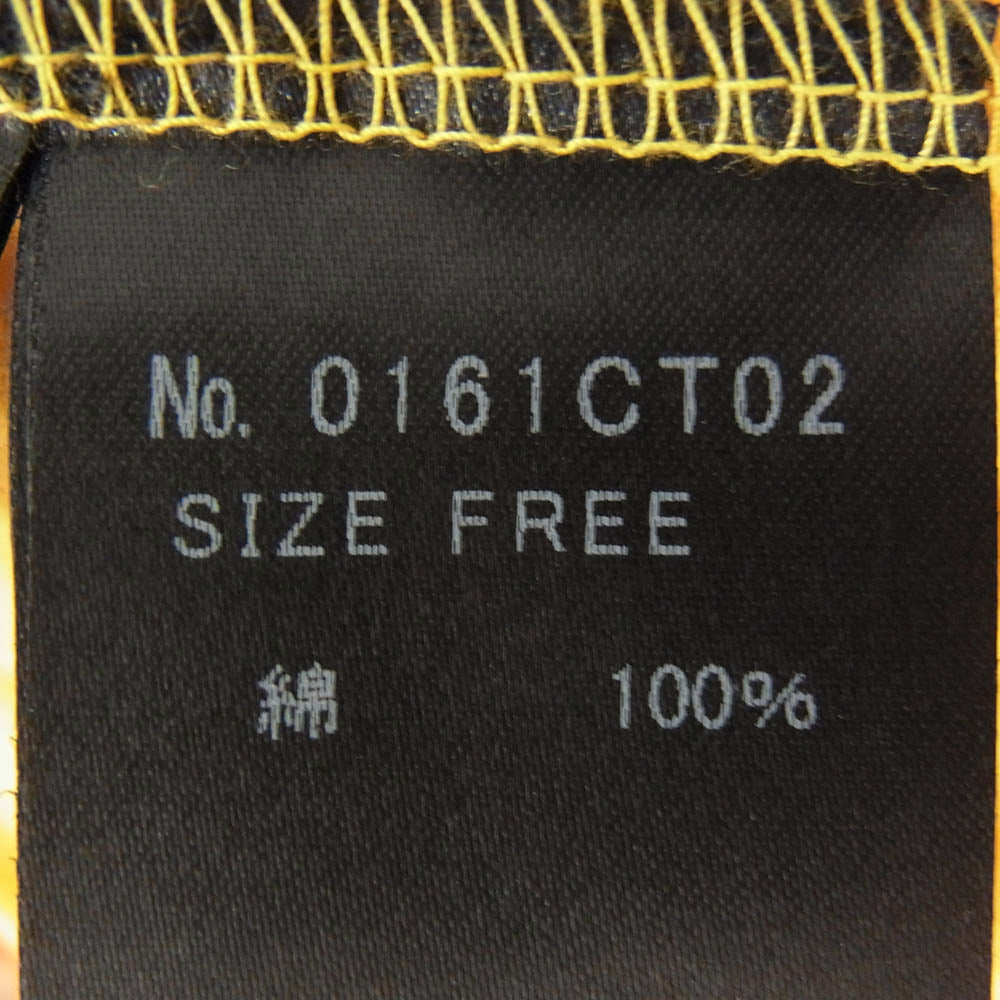 HYSTERIC GLAMOUR ヒステリックグラマー 0161CT02 CLASSIC EMBLEM pt T-SH デビルガール クラシック エンブレム 半袖 Tシャツ イエロー系 FREE【中古】