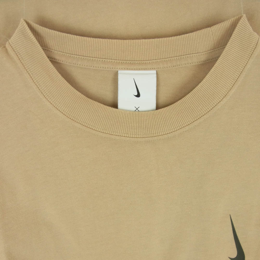 NIKE ナイキ BILLE ELISH NRG LA S/S TEE Mushroom ビリー アイリッシュ マッシュルーム Tシャツ ベージュ系 M【中古】
