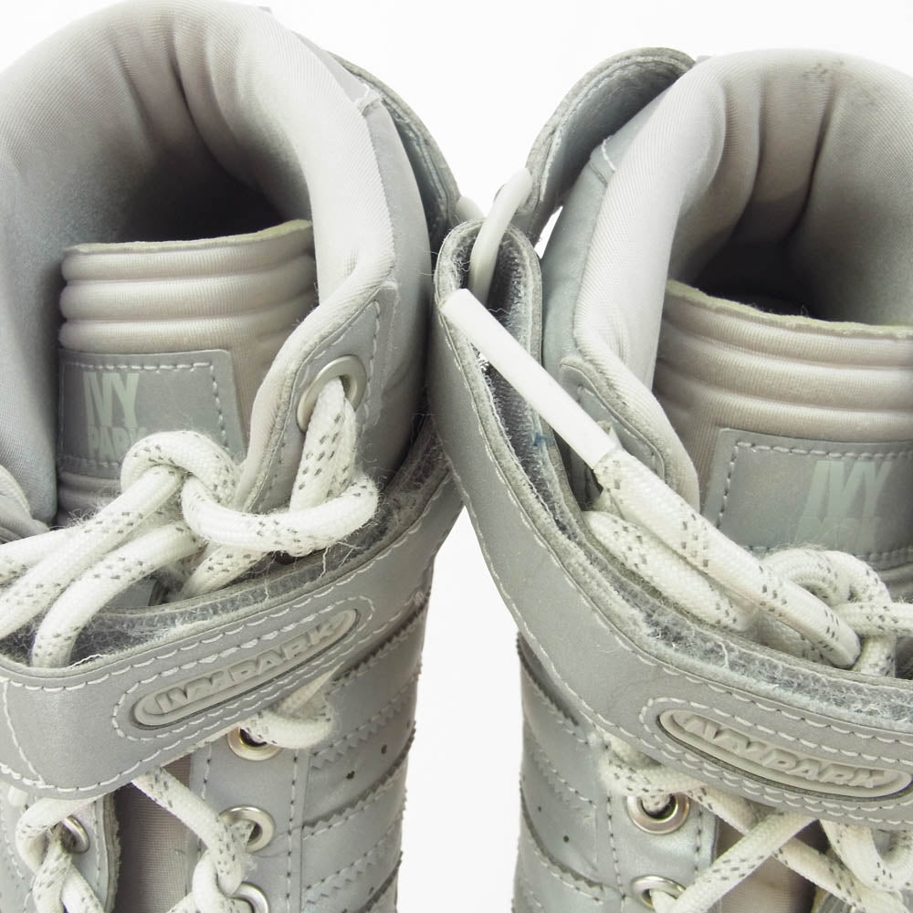 adidas アディダス GW2858 Ivy Park Ivp Forum Mid Silver アイビー パーク アイブイピー フォーラム ミッド シルバー ハイカット スニーカー グレー系 27cm5【中古】