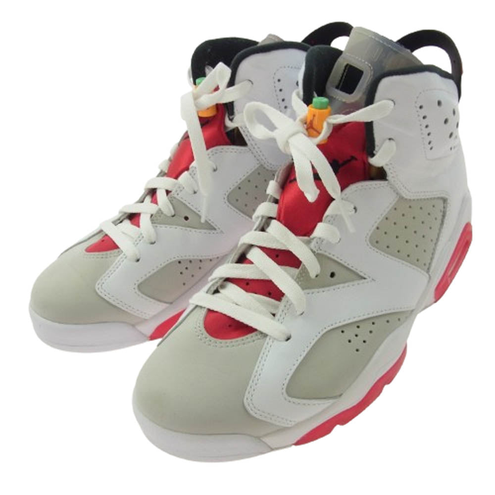 NIKE ナイキ CT8529-062 Air Jordan 6 Neutral Grey Hare エアジョーダン6 ニュートラルグレーヘア ハイカット スニーカー ホワイト系 27cm【中古】