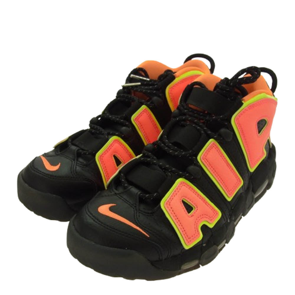 NIKE ナイキ 917593-002 AIR MORE UPTEMPO HOT PUNCH エア モア アップテンポ ホットパンチ ハイカット スニーカー ブラック系 26.5cm【中古】
