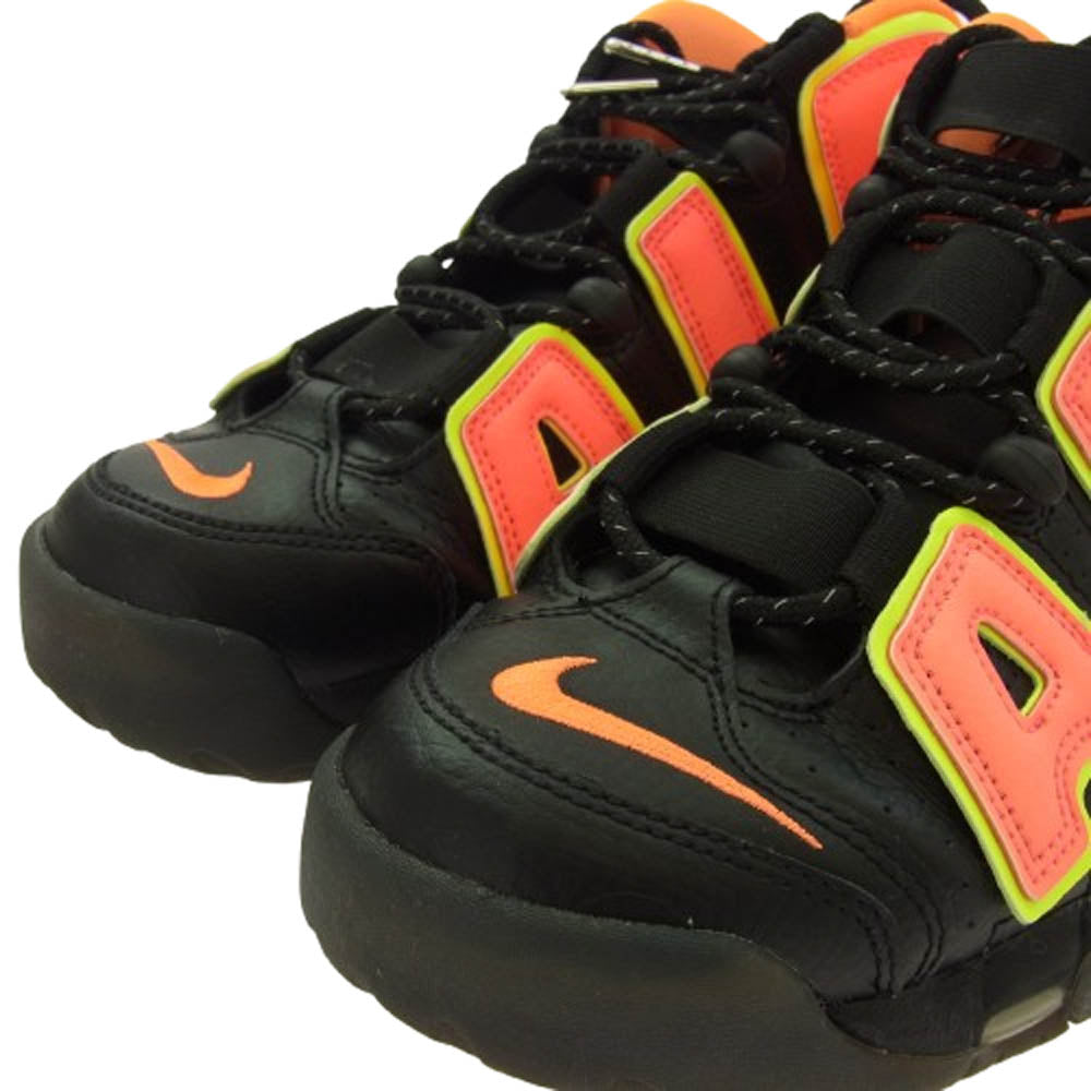 NIKE ナイキ 917593-002 AIR MORE UPTEMPO HOT PUNCH エア モア アップテンポ ホットパンチ ハイカット スニーカー ブラック系 26.5cm【中古】