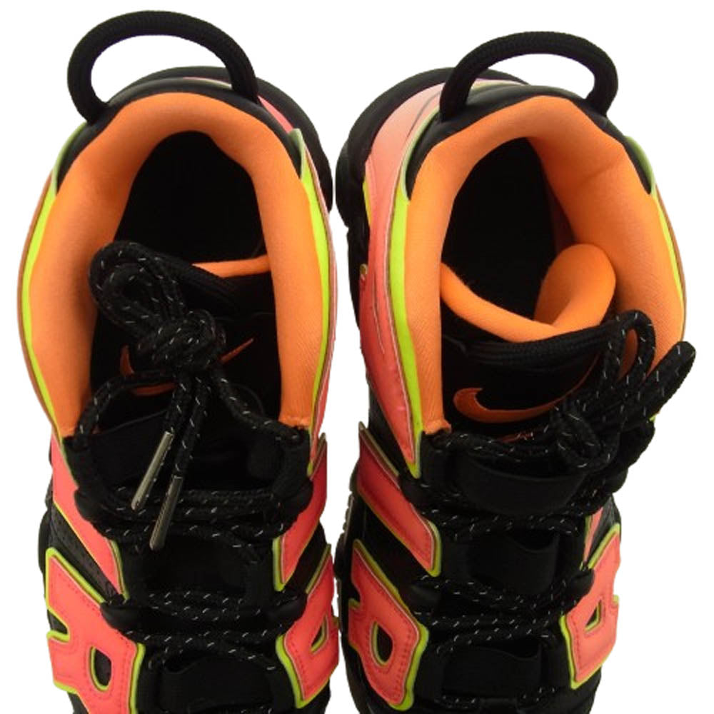 NIKE ナイキ 917593-002 AIR MORE UPTEMPO HOT PUNCH エア モア アップテンポ ホットパンチ ハイカット スニーカー ブラック系 26.5cm【中古】